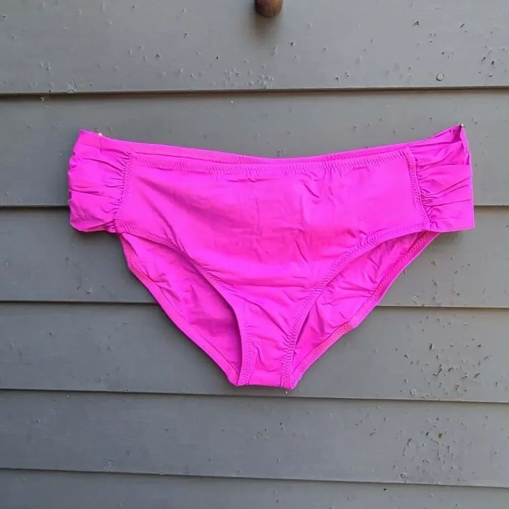 BECCA Pink Bikini Bottoms Size 2X (20-22) NWT!